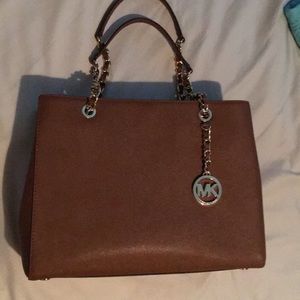 Michael Kors Large Brown Susannah tote